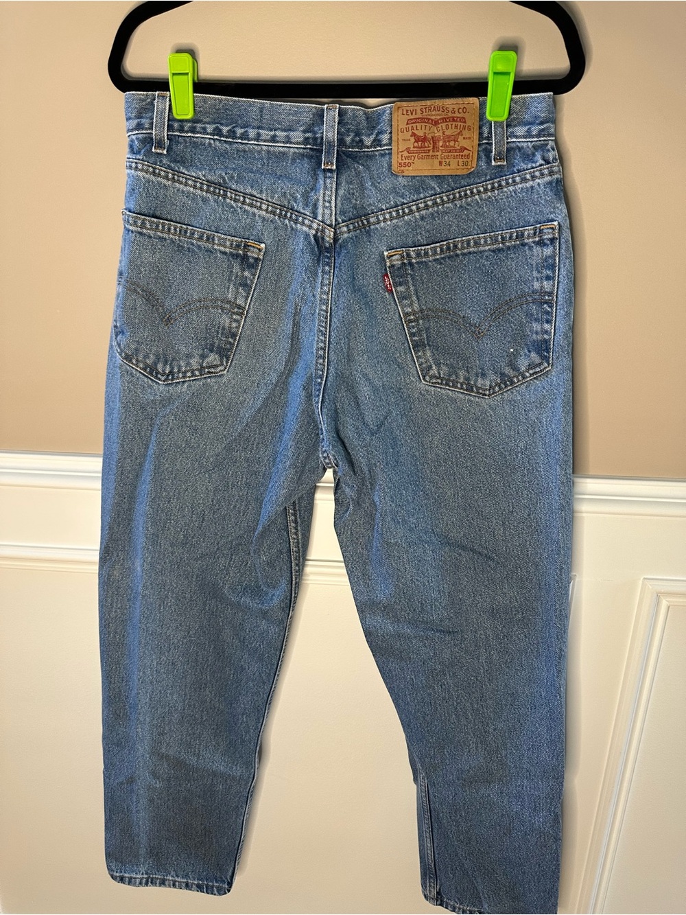 Levi's Vintage 90’s Men's Classic 550 Denim Jeans - 34 W 30 L